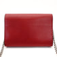GUCCI Dionysus Leather Chain Shoulder Bag Red 401231 Red Crossbody Rhinestone 7-8-150