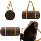 LOUIS VUITTON Papillon 30 Monogram Canvas Handbag PVC Leather Brown Shoulder 7-8-328