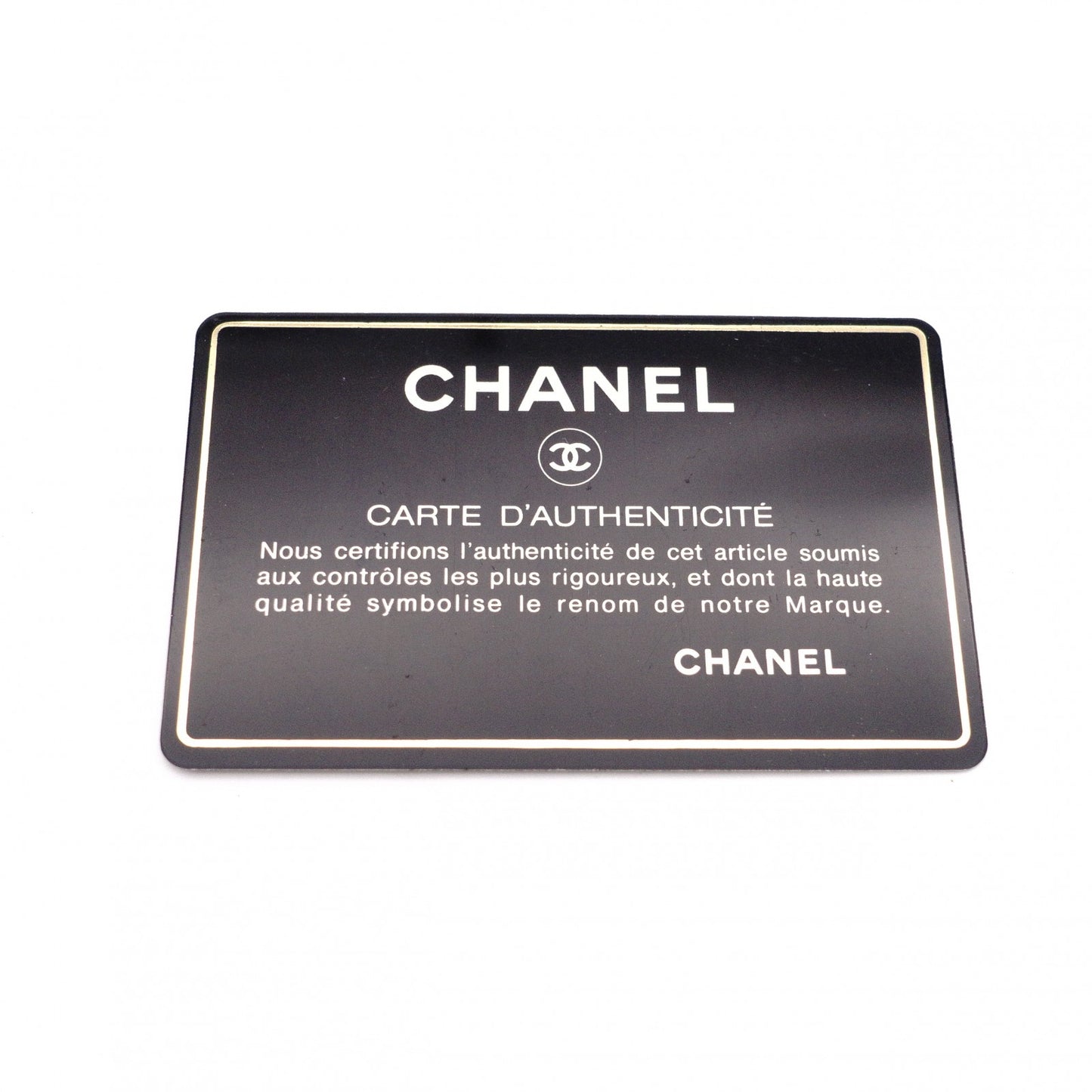 CHANEL Caviar Skin Chain Wallet Shoulder Bag, Leather, Black with Gold Hardware
