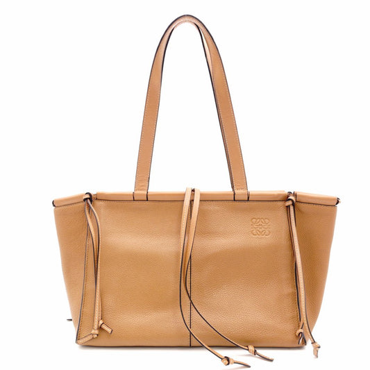 LOEWE Anagram Shoulder Bag Leather Brown