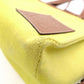LOEWE Cushion Tote Small Tote Bag, Canvas/Leather, Yellow/Brown, Women's