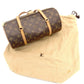 LOUIS VUITTON Papillon 30 Monogram Canvas Handbag PVC Leather Brown Shoulder 7-8-328