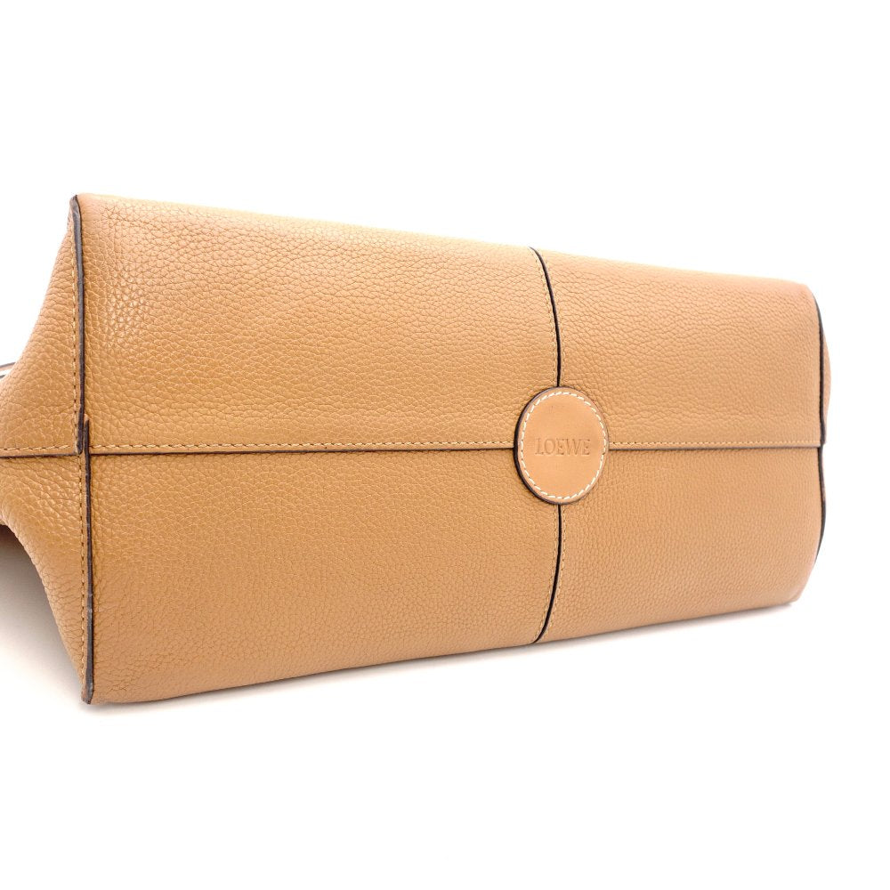 LOEWE Anagram Shoulder Bag Leather Brown