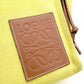 LOEWE Cushion Tote Small Tote Bag, Canvas/Leather, Yellow/Brown, Women's