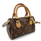 LOUIS VUITTON Mini Speedy Monogram Canvas M41534 PVC Leather Shoulder Crossbody Brown 7-10-322