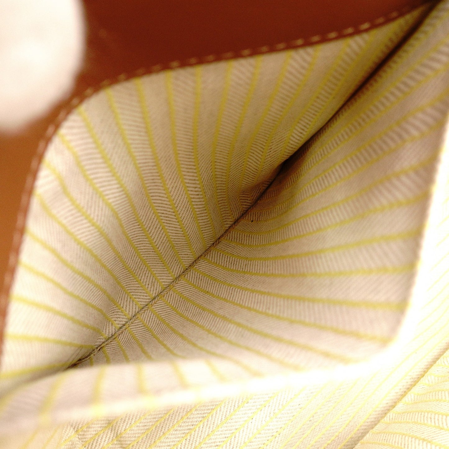 LOEWE Cushion Tote Small Tote Bag, Canvas/Leather, Yellow/Brown, Women's