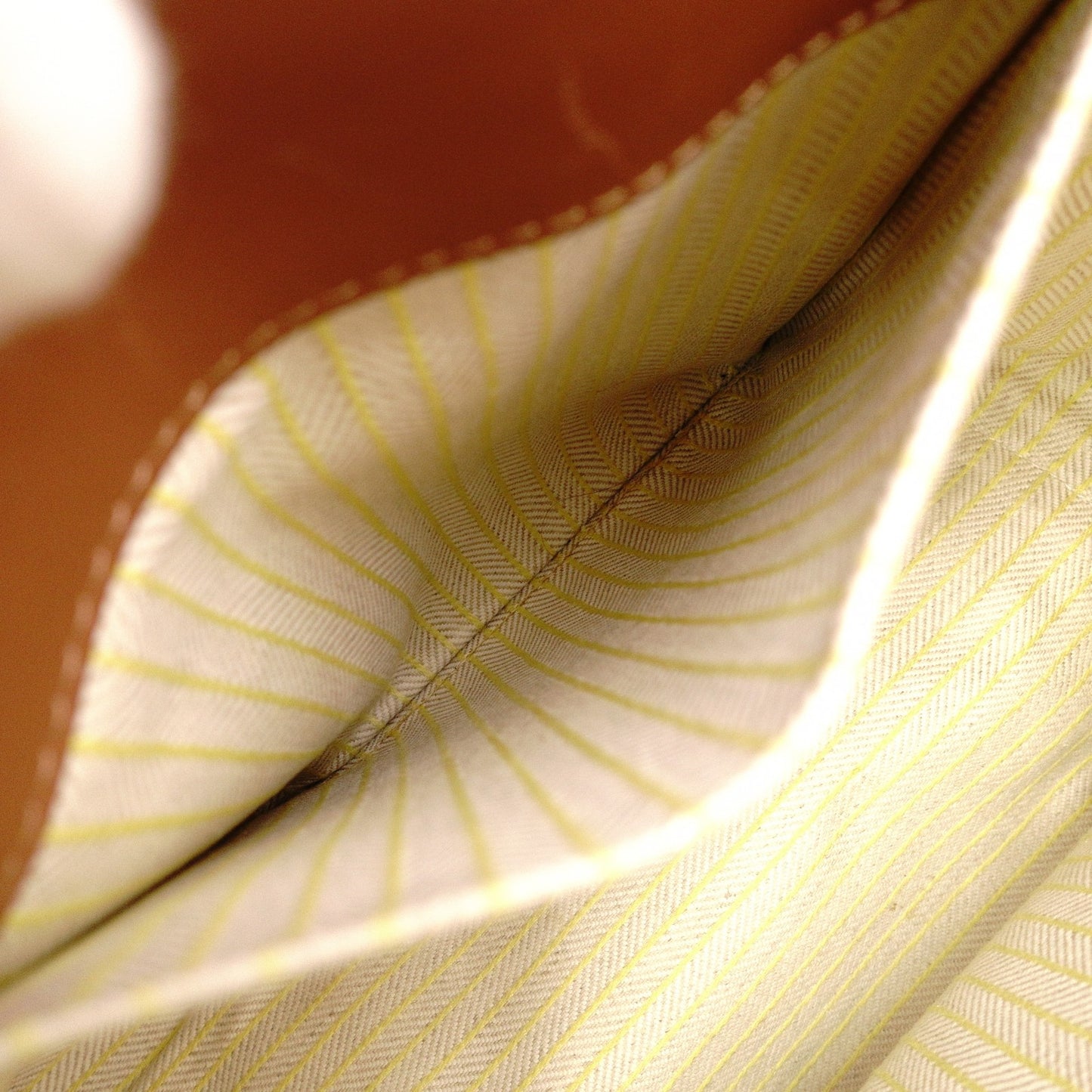 LOEWE Cushion Tote Small Tote Bag, Canvas/Leather, Yellow/Brown, Women's