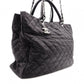 CHANEL Caviar Skin Chain Tote Bag Urban Companion 2-Way Shoulder Bag Leather Black Women's