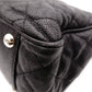 CHANEL Caviar Skin Chain Tote Bag Urban Companion 2-Way Shoulder Bag Leather Black Women's