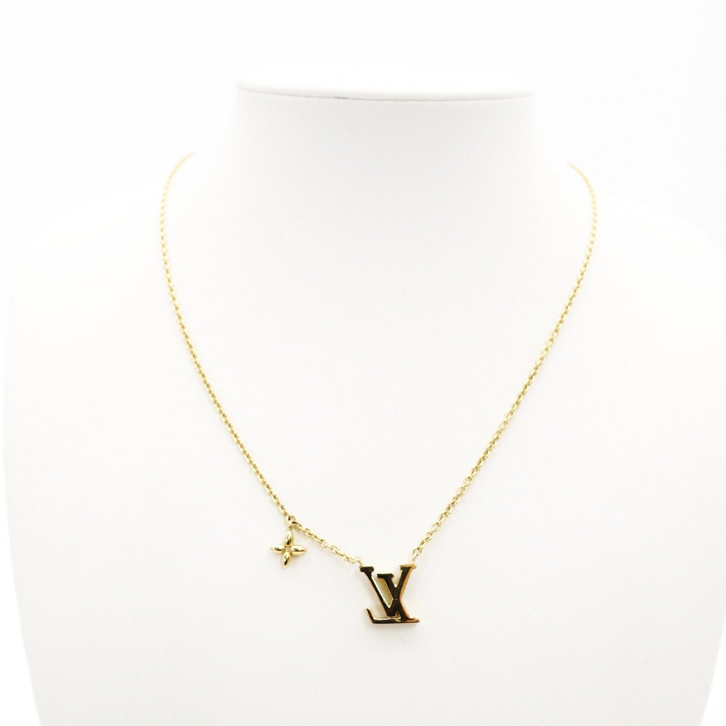 LOUIS VUITTON LV Iconic Necklace Metal/Rhinestone Gold