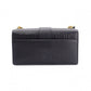 Christian Dior Chain Bag 30 Montaigne East-West Shoulder Bag / Leather, Black