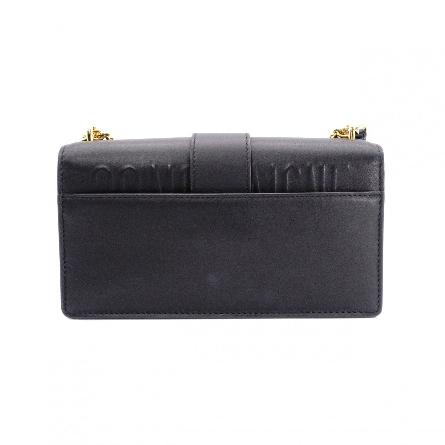 Christian Dior Chain Bag 30 Montaigne East-West Shoulder Bag / Leather, Black
