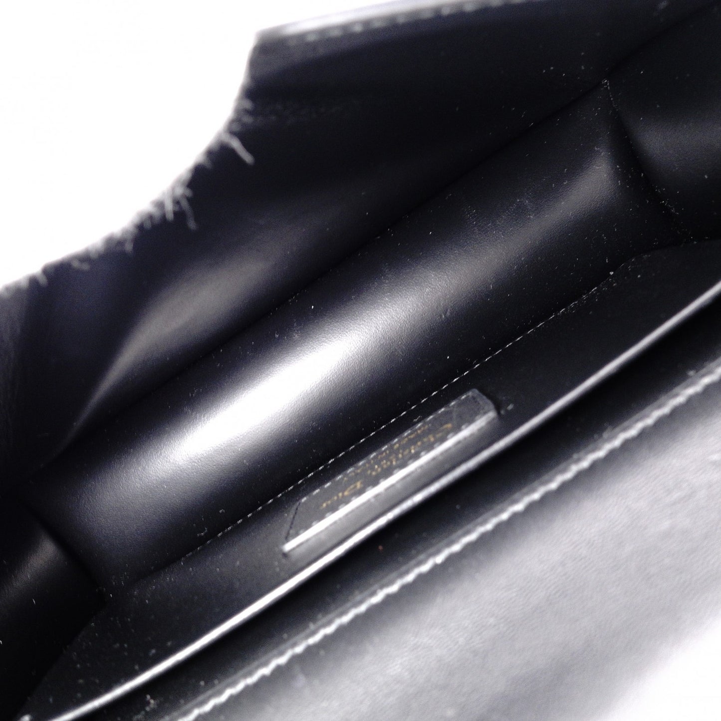 Christian Dior Chain Bag 30 Montaigne East-West Shoulder Bag / Leather, Black