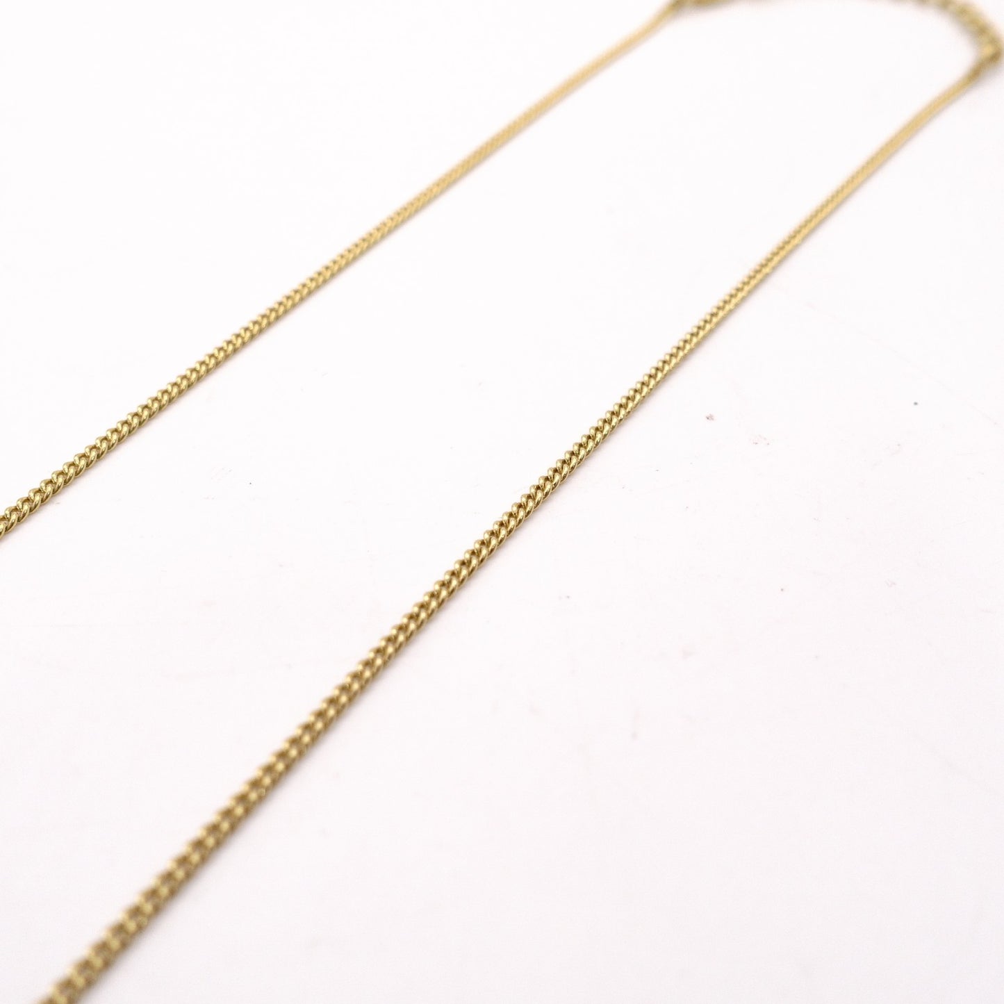 Christian Dior Necklace Gold Logo