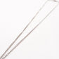 CHANEL Necklace Silver CC Logo Coco Mark