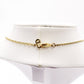 Christian Dior Necklace Gold Rhinestone
