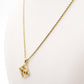 Christian Dior Necklace Gold Rhinestone