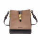 LOEWE Velasquez Shoulder Bag Leather Brown × Black Gold Hardware R8020588
