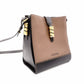 LOEWE Velasquez Shoulder Bag Leather Brown × Black Gold Hardware R8020588