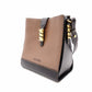 LOEWE Velasquez Shoulder Bag Leather Brown × Black Gold Hardware R8020588