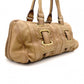 Bottega Veneta Intrecciato Handbag, Boston Bag, Leather, Brown, Women's