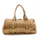 Bottega Veneta Intrecciato Handbag, Boston Bag, Leather, Brown, Women's