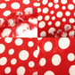 LOUIS VUITTON Yayoi Kusama Stole Silk Wool Red × White Oversized Scarf 7-10-560
