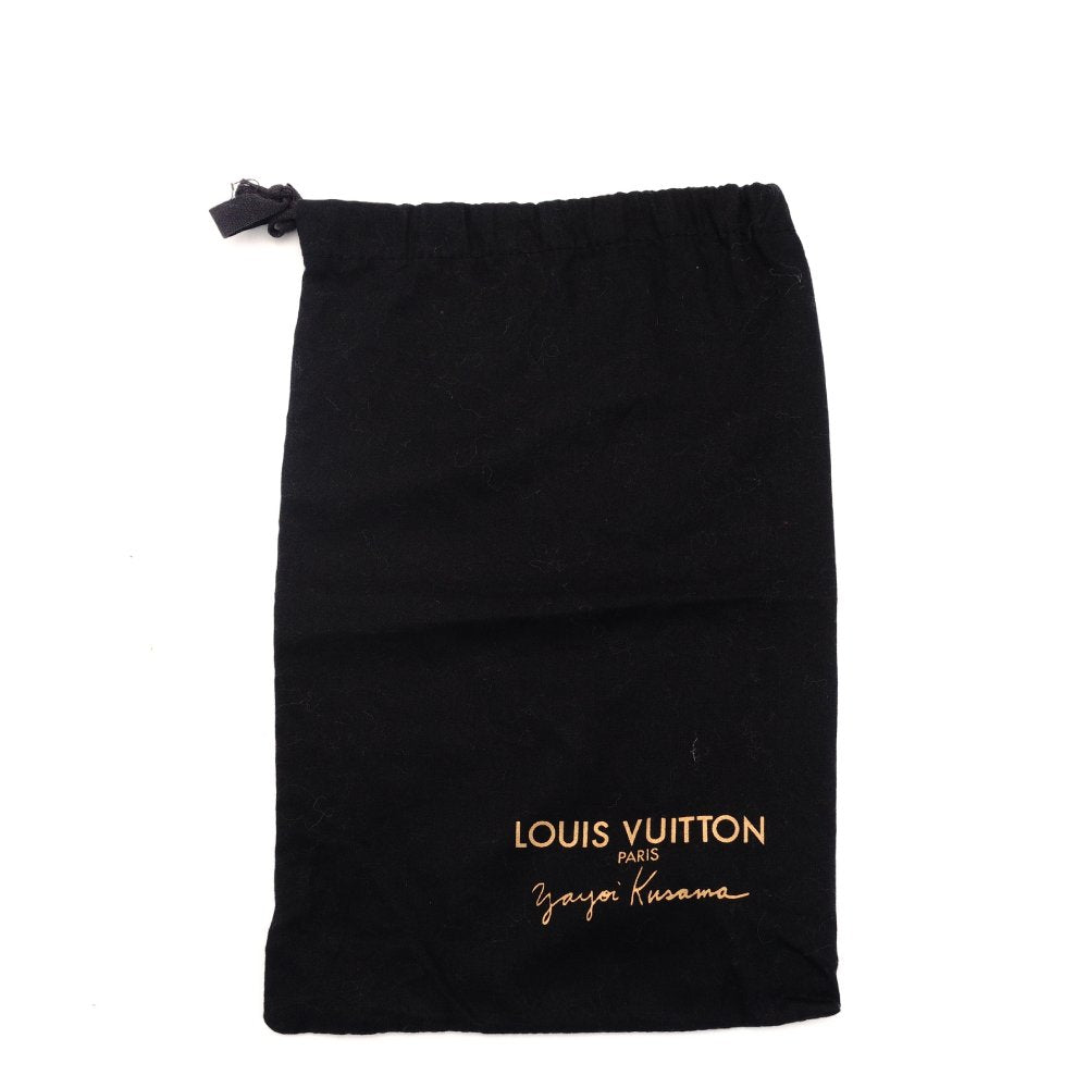 LOUIS VUITTON Yayoi Kusama Stole Silk Wool Red × White Oversized Scarf 7-10-560