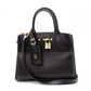 LOUIS VUITTON City Steamer Mini Handbag, 2-Way, Leather, Black, Women's