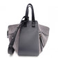 LOEWE Hammock Small Handbag, Leather and Suede, Gray, 2-Way
