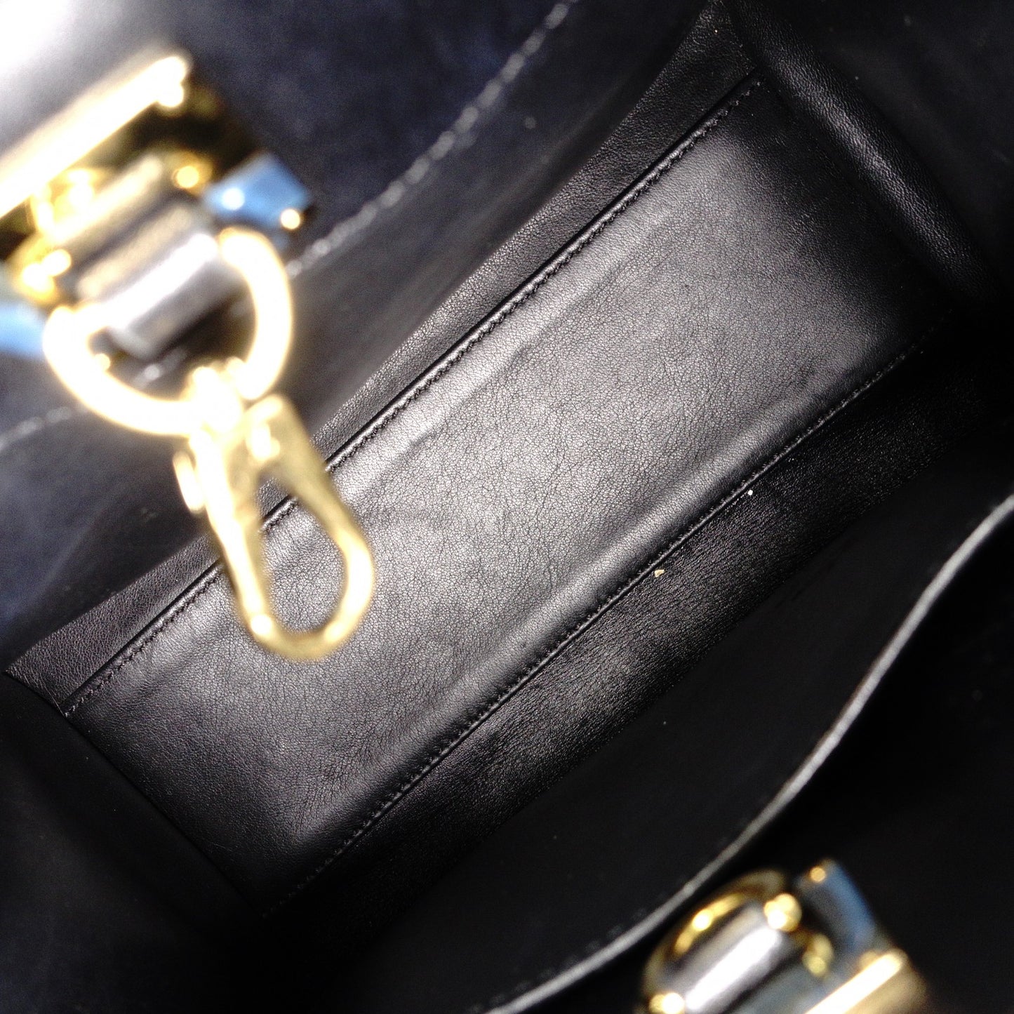 LOUIS VUITTON City Steamer Mini Handbag, 2-Way, Leather, Black, Women's