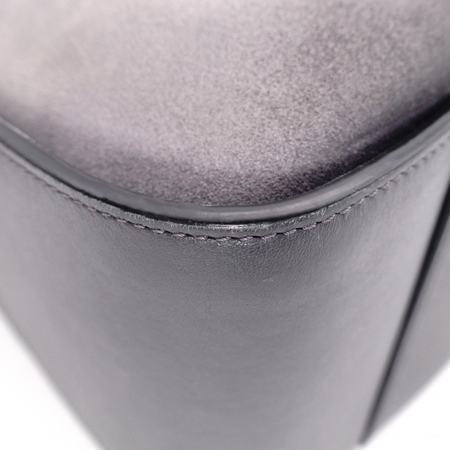 LOEWE Hammock Small Handbag, Leather and Suede, Gray, 2-Way