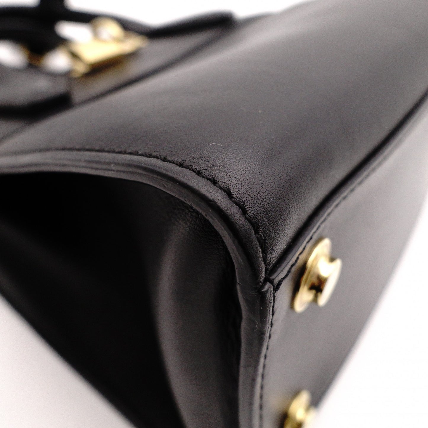 LOUIS VUITTON City Steamer Mini Handbag, 2-Way, Leather, Black, Women's