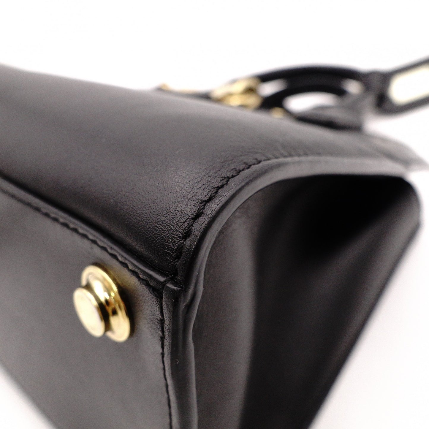 LOUIS VUITTON City Steamer Mini Handbag, 2-Way, Leather, Black, Women's