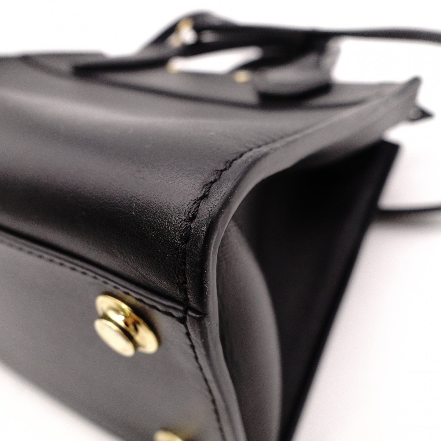 LOUIS VUITTON City Steamer Mini Handbag, 2-Way, Leather, Black, Women's