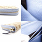 GUCCI GG Canvas Long Wallet Canvas Beige × Blue Wallet