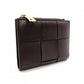 Bottega Veneta Maxi Intrecciato Bifold Wallet, Leather, Brown