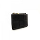 BOTTEGA VENETA Wallet Intrecciato Black Leather Bifold Black 7-7-893