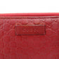 GUCCI Long Wallet, Leather, Red Leather Wallet