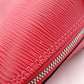 LOUIS VUITTON Alma BB Epi Shoulder Bag, Leather, Pink, 2-Way, Silver Hardware