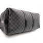 LOUIS VUITTON Boston Bag, PVC and Leather, Gray, Men's, Travel, Damier Graphite