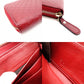 GUCCI Long Wallet, Leather, Red Leather Wallet