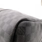 LOUIS VUITTON Boston Bag, PVC and Leather, Gray, Men's, Travel, Damier Graphite
