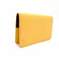LOUIS VUITTON Passport Case Leather Yellow