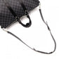LOUIS VUITTON Boston Bag, PVC and Leather, Gray, Men's, Travel, Damier Graphite
