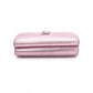 YVES SAINT LAURENT Cassandra Coin Purse, Leather, Metallic Pink