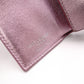 YVES SAINT LAURENT Cassandra Coin Purse, Leather, Metallic Pink