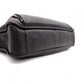 LOEWE Anagram Handbag, Leather, Black, Men's Business Bag, for Work, A4 Size, Silver Hardware