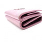 YVES SAINT LAURENT Cassandra Coin Purse, Leather, Metallic Pink