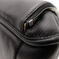 LOEWE Anagram Handbag, Leather, Black, Men's Business Bag, for Work, A4 Size, Silver Hardware